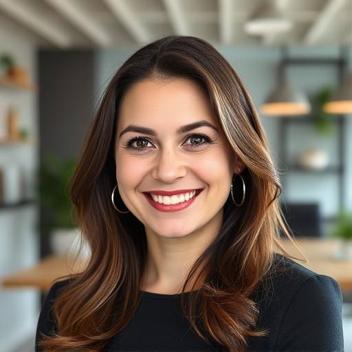 Retrato de Elena Vargas, Co-Fundadora y Directora Creativa